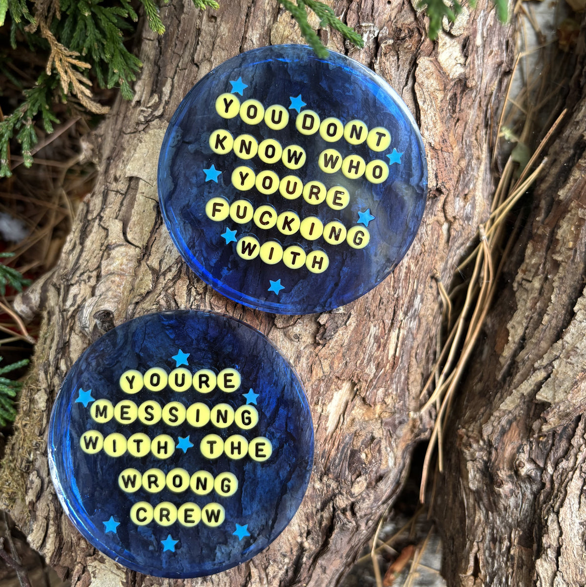 Clear ❋ Coasters