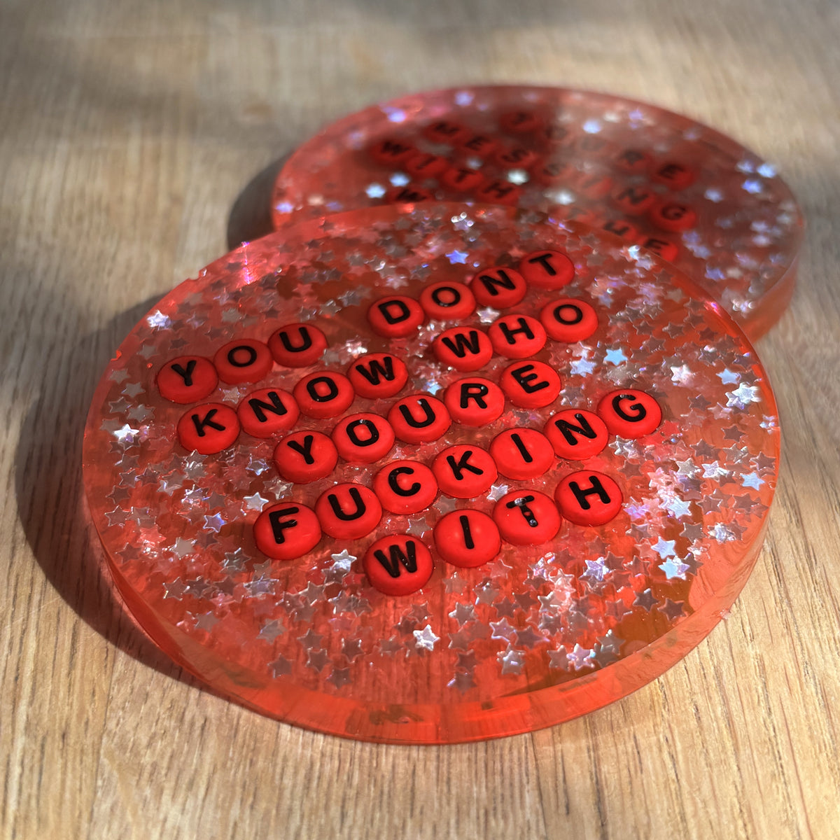Clear ❋ Coasters