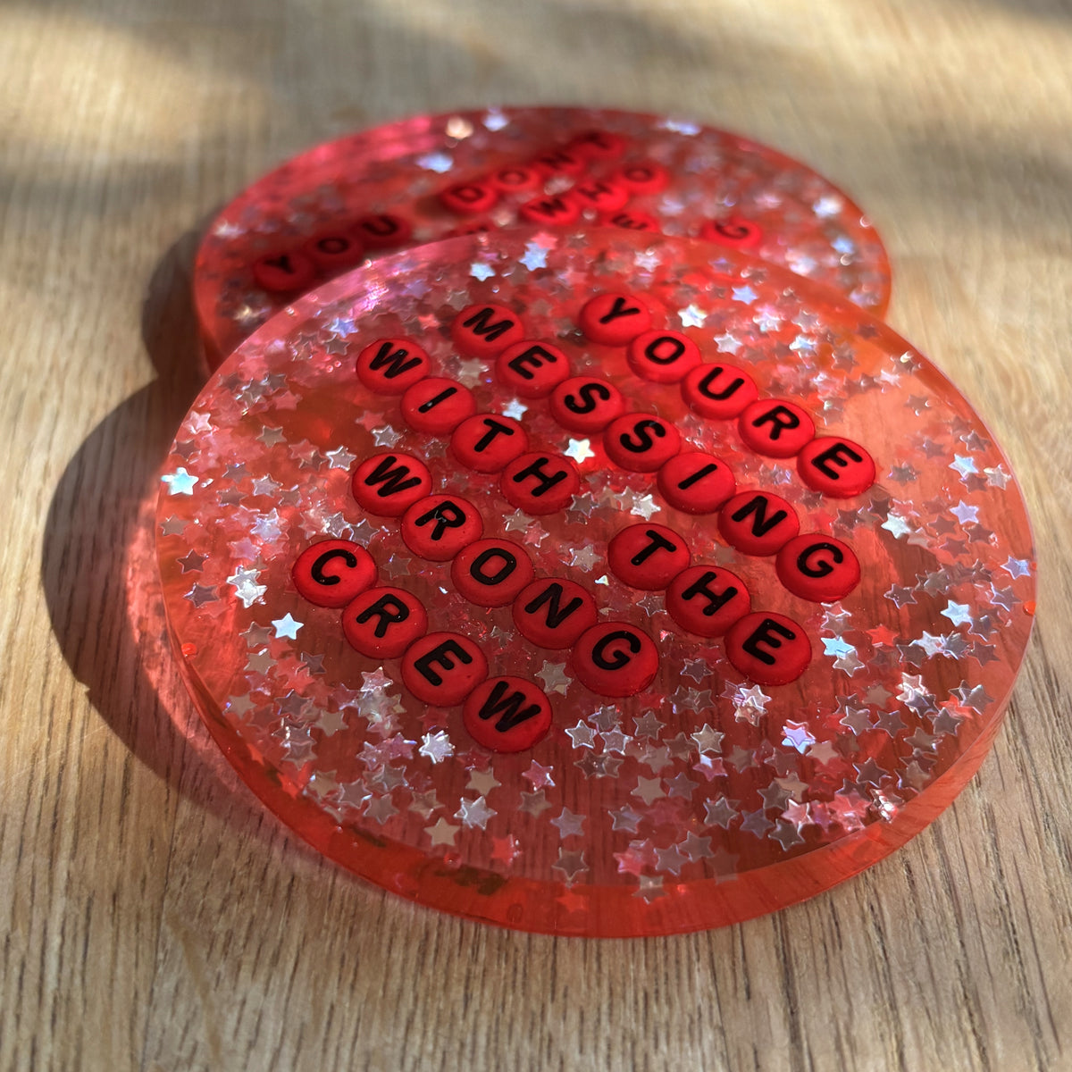 Clear ❋ Coasters