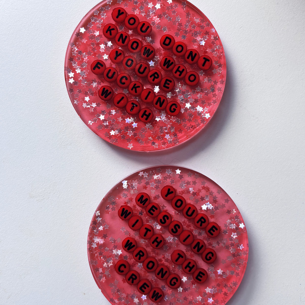 Clear ❋ Coasters