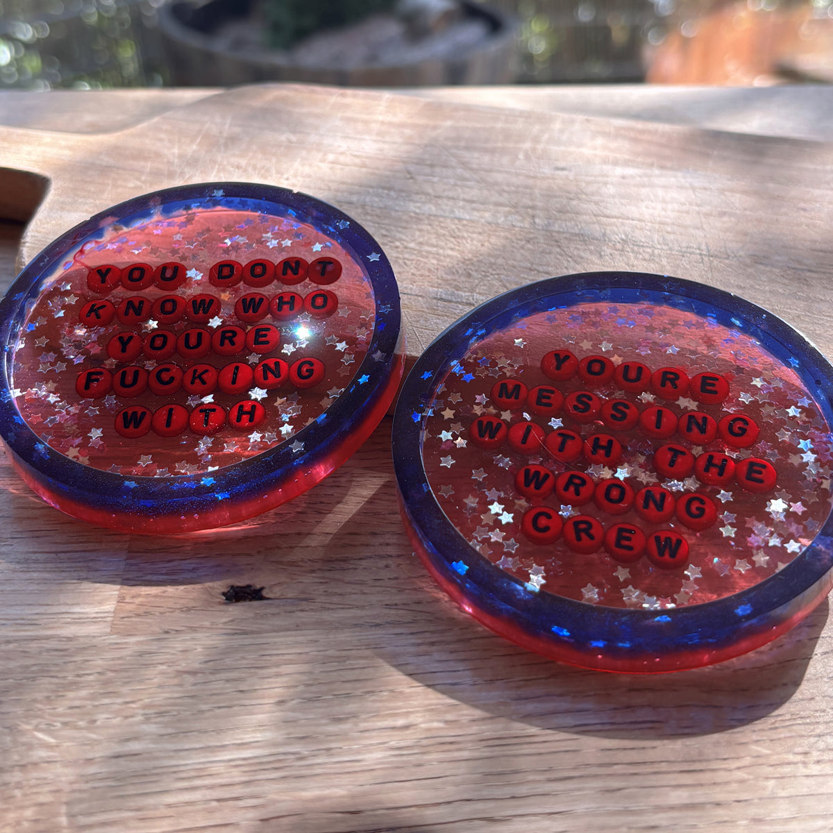Clear ❋ Coasters