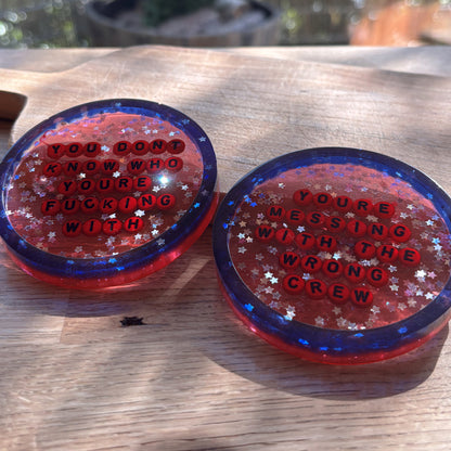 Clear ❋ Coasters