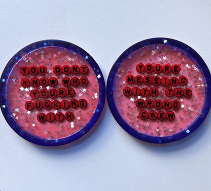Clear ❋ Coasters
