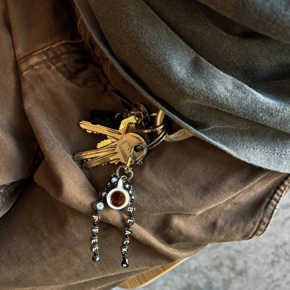 Black Coffee ❋ Keyring